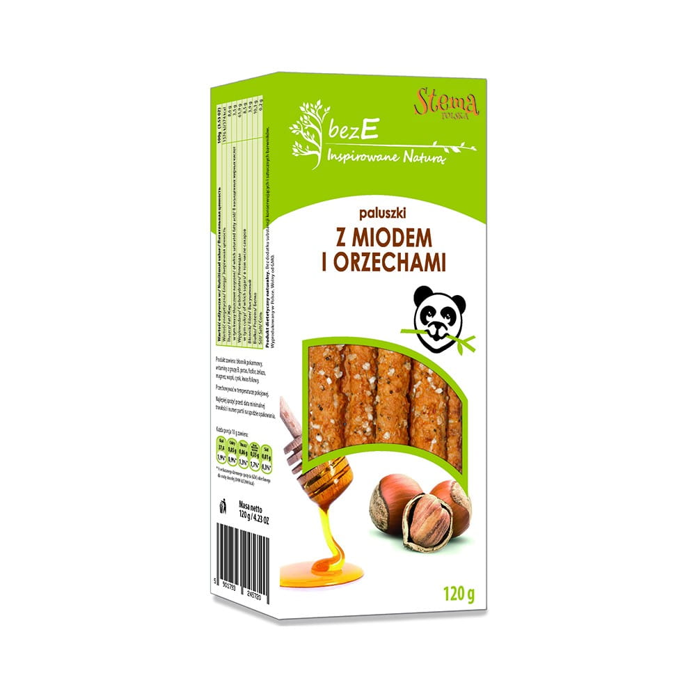 Grissini mit Honig und Nüssen 120 g - STEMA - Biogo.de