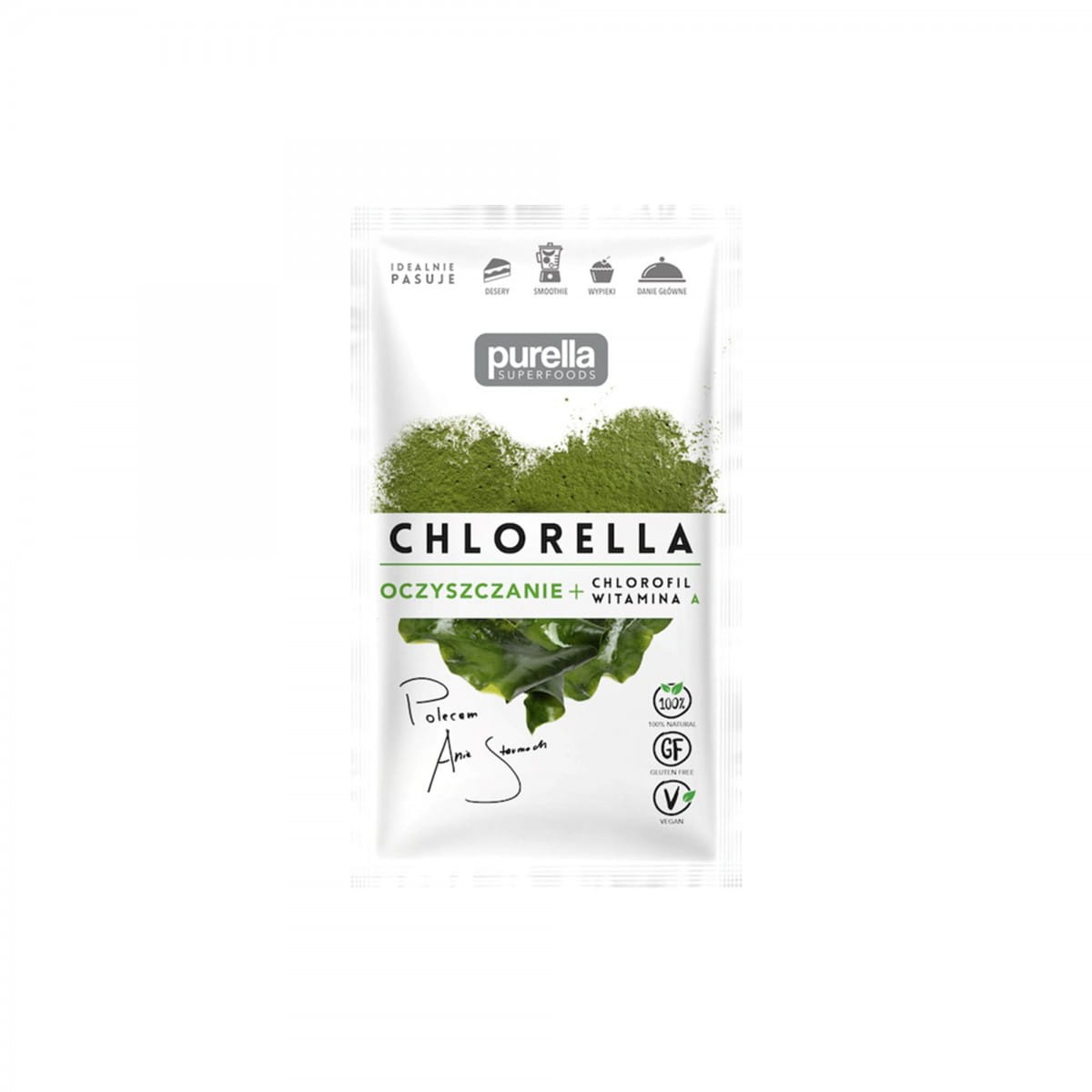 Chlorella reinigendes Chlorophyll + Vitamin A 21 g PURELLA FOOD - Biogo.de