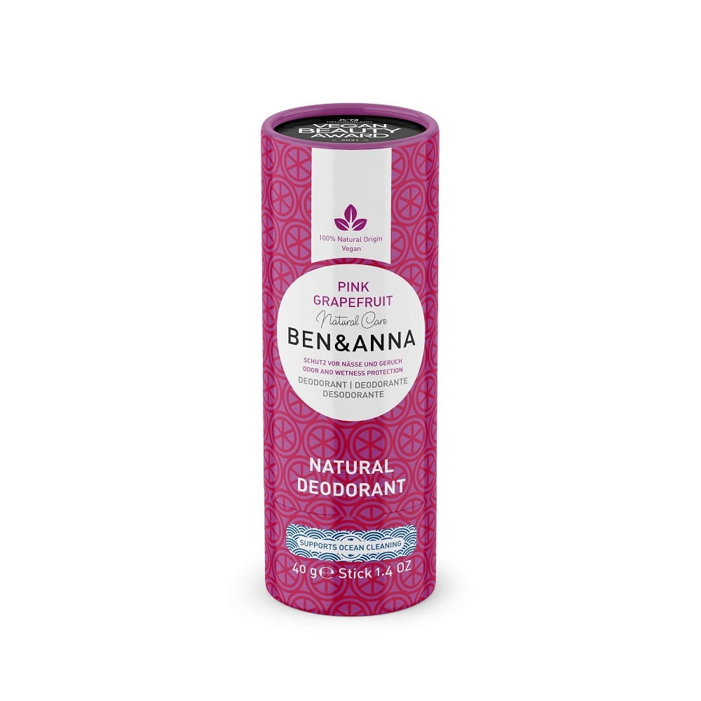 DEODORANT STICK AUF BASIS VON ROSA GRAPEFRUIT ECO Soda 40 g - BEN & ANNA - Biogo.de