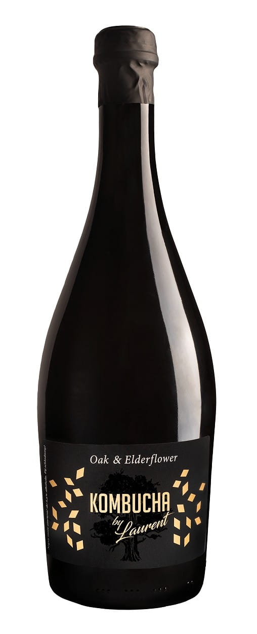 AUF EICHENBÖDEN MIT DEM GESCHMACK VON BLACK ELBOW BIO FLOWERS 750 ml - KOMBUCHA BY LAURENT - Biogo.de