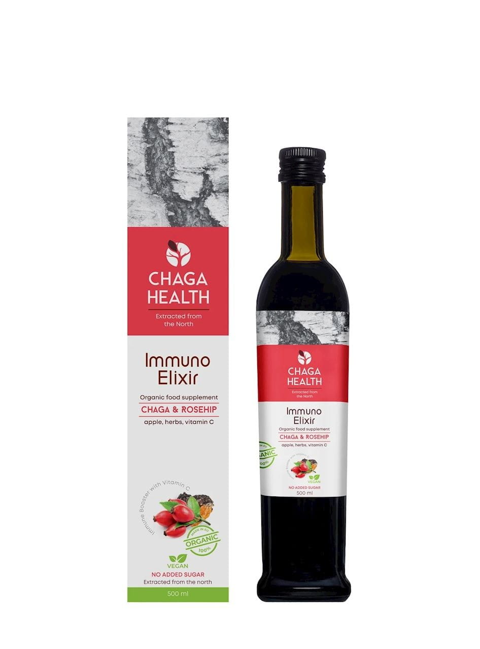 CHAGA IMMUNITÄTSELIXIER MIT WILDROSE 250 ml - CHAGA - Biogo.de