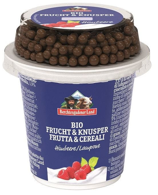 HIMBEERJOGHURT MIT SCHOKOLADENKUGELN BIO 150 g - BERCHTESGADENER LAND - Biogo.de
