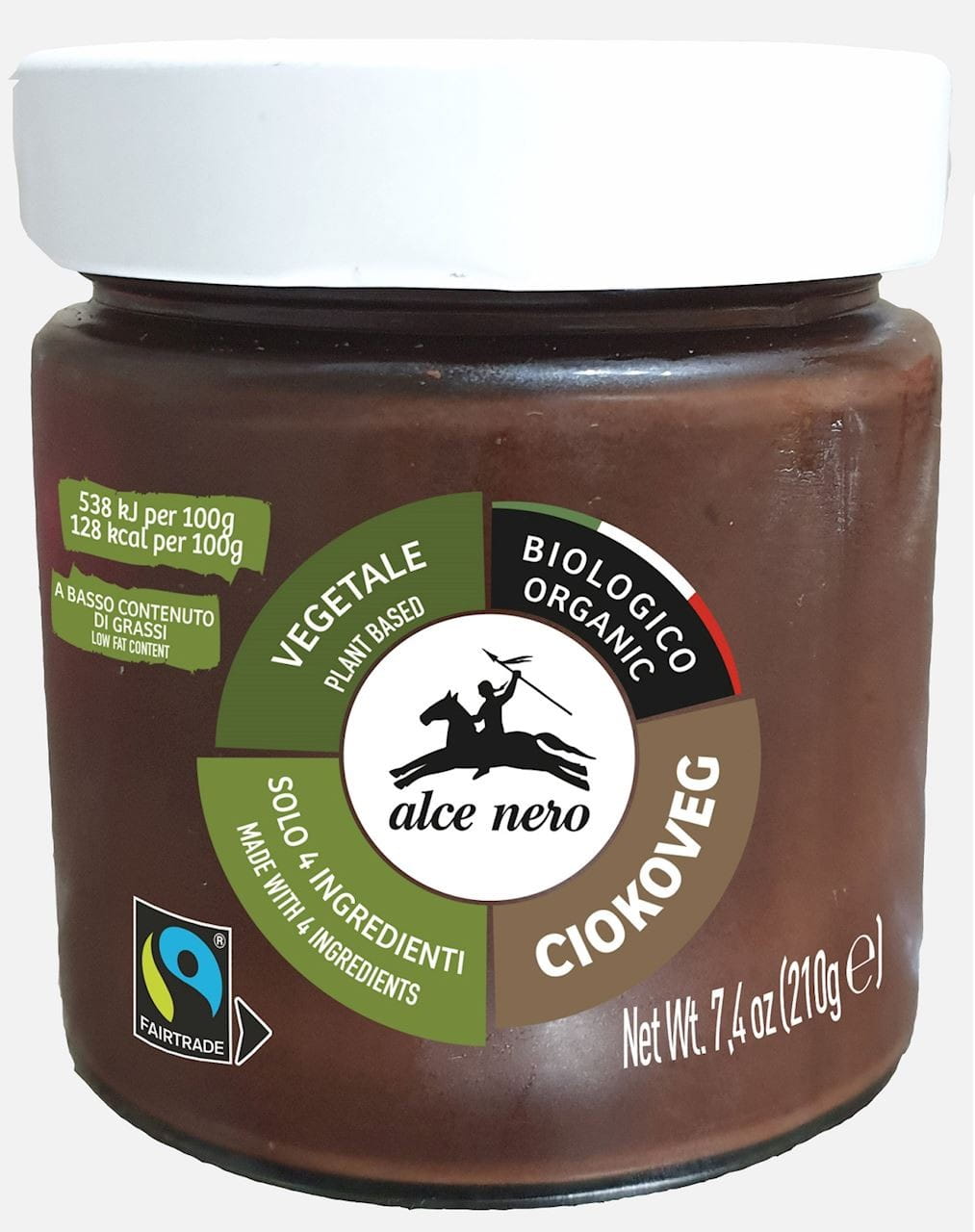 ROTE BOHNENCREME KAKAO FAIR TRADE BIO 210 g - ALCE NERO - Biogo.de