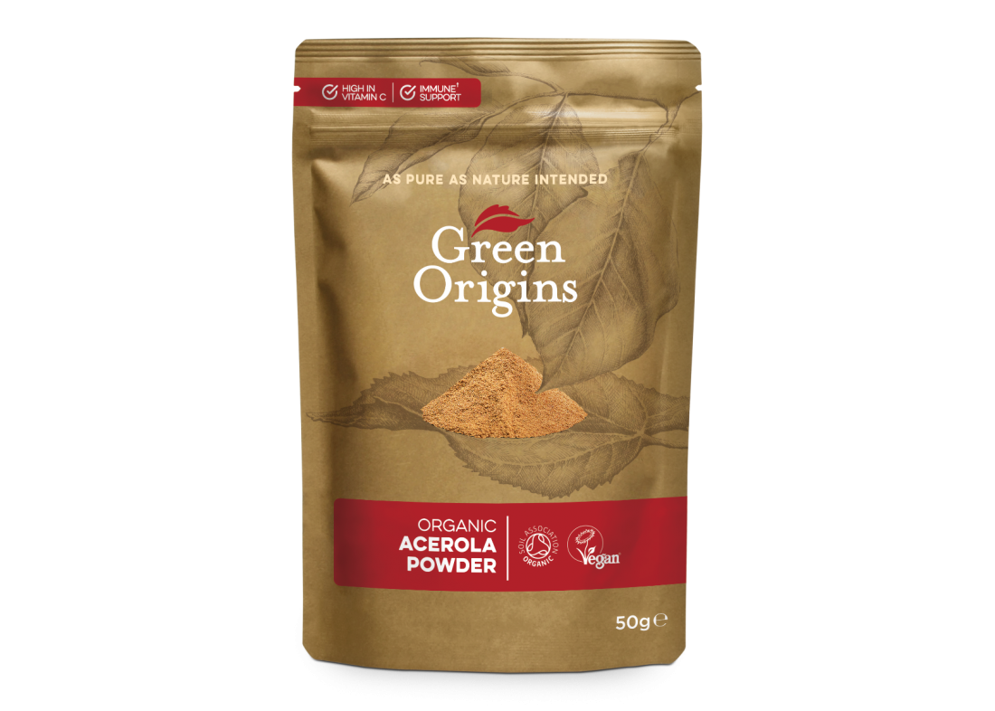 Bio-Acerola-Pulver 50 g GRÜNER URSPRUNG - Biogo.de