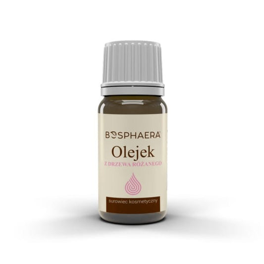 Bosphaera Rosenbaumöl 10 ml Flasche mit tropfenförmigem Verschluss, naturreines ätherisches Öl in dunkler Glasflasche.