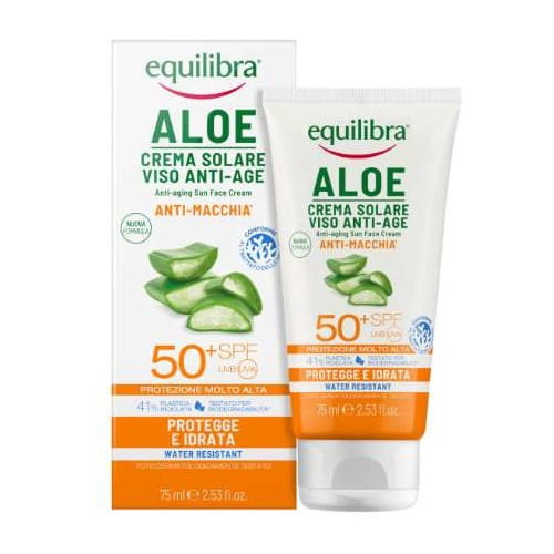 Equilibra Anti-Falten-Creme mit SPF 50+ UV-Schutz, Pflege gegen Falten, sichtbare Creme im Tiegel