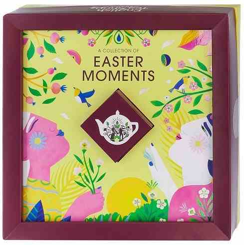 Easter Moments Bio-Tee-Set mit 32 Teebeuteln in vier Geschmacksrichtungen, 60 g, von ENGLISH TEA SHOP
