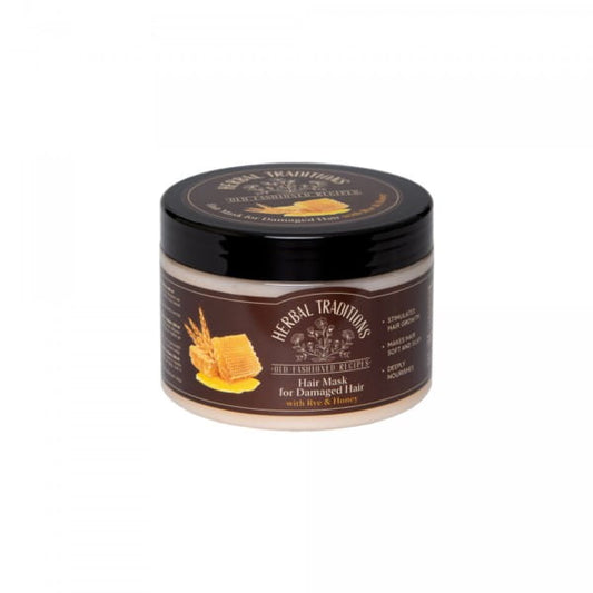 Haarmaske mit Honig von HERBAL TRADITIONS, 300 ml, cremige Textur und natürliche Inhaltsstoffe für gepflegtes Haar.