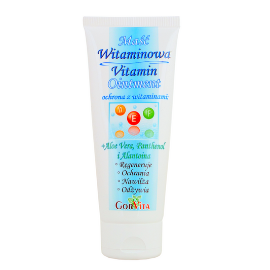 GORVITA Vitaminschutzsalbe mit Vitamin A, E und F, 50ml, cremige Hautpflege für natürlichen Schutz und Pflege.