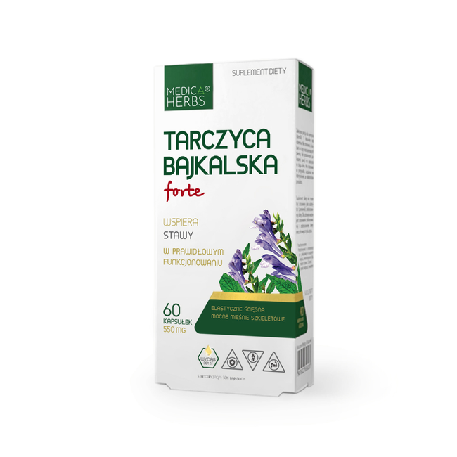 MEDICA HERBS Baikal Kelenjar Tiroid forte 550mg, 60 Kapsul. Main Image