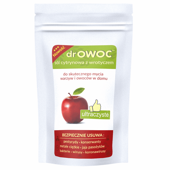 drOWOC Zitronensalz विथ Zinnober सब्ज़ियों और फलों को धोने के लिए 300g Main Image