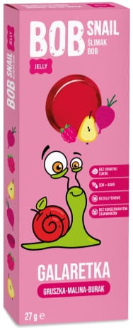 Σνακ ζελέ Αχλάδι-Βατόμουρο-Παντζάρι 27g Δευτερεύουσα εικόνα προϊόντος