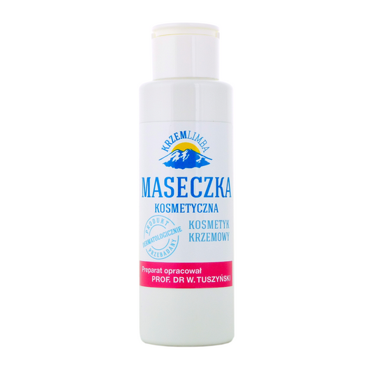Hautpflege-Kosmetische Maske in 100ml von KRZEMLIMBA, cremige Textur, ideal für die Gesichtspflege.