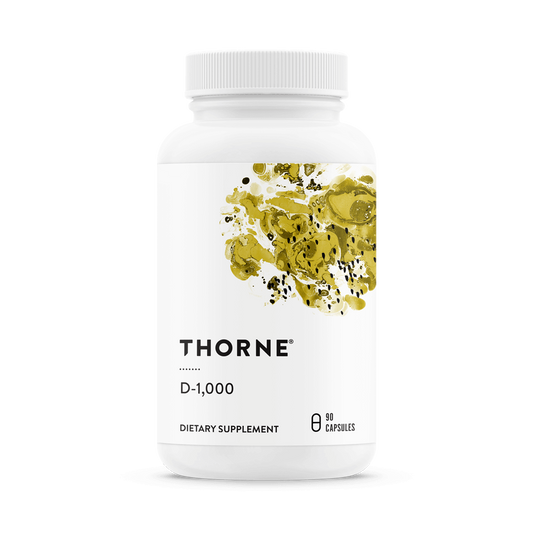 Vitamin D3 Kapseln von Thorne Research, Nahrungsergänzungsmittel für gesunde Knochen und Immunsystem, 90 Kapseln