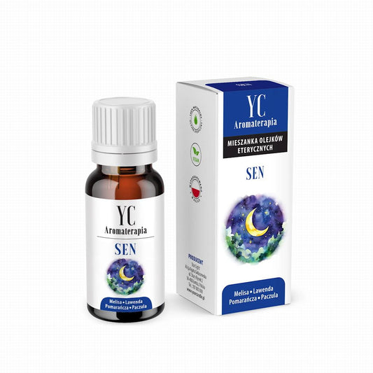 Ätherische Öl-Mischung für besseren Schlaf von YOUR CANDLE, 10 ml Flasche, mit entspannenden Duftnoten.