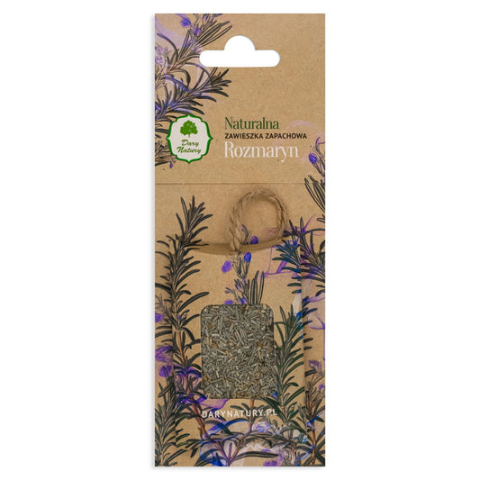 Natürlicher Rosmarin-Anhänger von DARY NATURY, duftend, aus getrocknetem Rosmarin, perfekt für natürliche Dekoration oder Aromatherapie