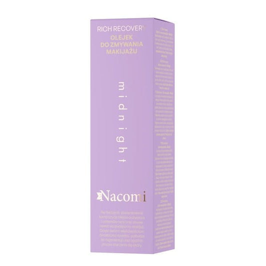 Nacomi Make-up Entferner Öl in 100 ml Flasche, zeigt das Produkt mit pump-Mechanismus und weißem Etikett.