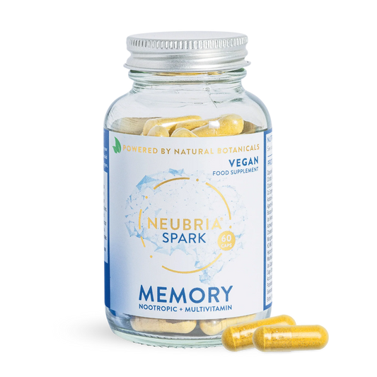 Neubria Spark for Memory, 60 Kapseln, deutsche Verpackung, Nahrungsergänzungsmittel zur Unterstützung des Gedächtnisses.