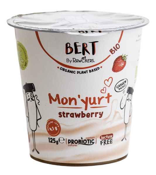 Bio Pecan-Nuss-TRUSKNUT Dessert von BERT in 125 g, cremige Nussmischung mit Pecannüssen und Trüffeln, vegan und natürlich.