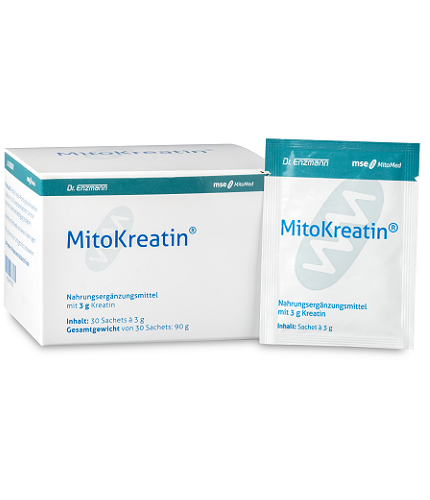 Kreatin-Tabletten von Dr. Enzmann MSE, MitoKreatin, 30 Stück, natürliche Nahrungsergänzung für Muskelenergie und Leistungssteigerung