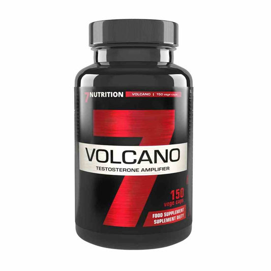 7Nutrition VOLCANO Testosteron-Booster mit 150 pflanzlichen Kapseln, natürliche Unterstützung für den Hormonhaushalt.