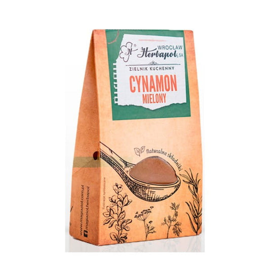 Gewürzherbapol Zimt in 40 g Verpackung, gemahlene Zimtstangen, aromatisches Zimtpulver für Backen und Kochen
