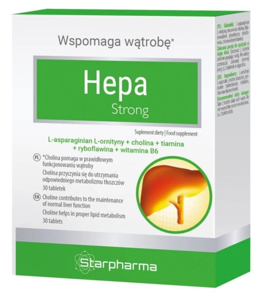 Starpharma HepaStrong 30 δισκία Δευτερεύουσα εικόνα προϊόντος