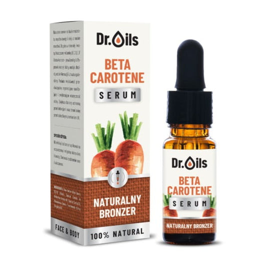 Dr. Oils Serum Beta Karotin, 10 ml, in einer Flasche mit Pipette, für gesunde Hautpflege, von Dystrybutor: Biogo.pl