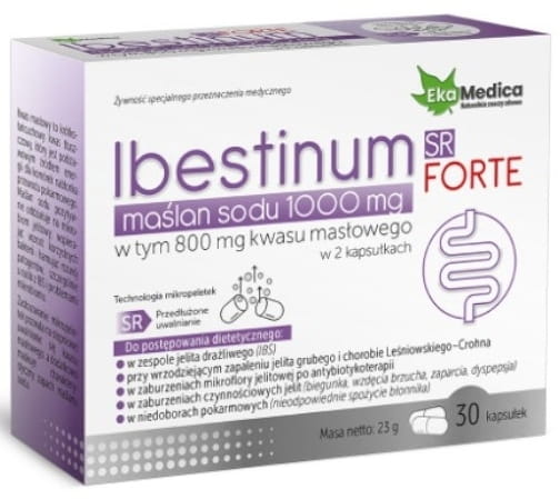 Ibestinum FORTE SR 1000 毫克丁酸钠 30 片 副图