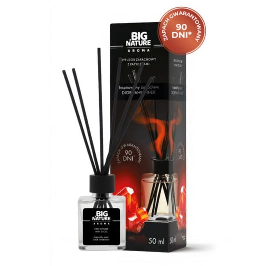 Dior Fahrenheit Parfüm-Diffusor in 50 ml Flasche, elegantes Design, Duftspender für Raumduft, natürliche Ästhetik