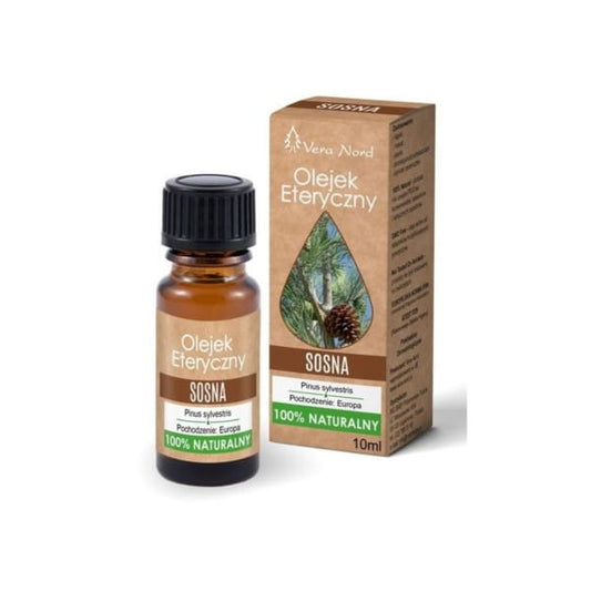 Ätherisches Kieferöl von Vera Nord Natural in 10 ml Flasche, naturbelassenes ätherisches Öl für Aromatherapie und Wellness.