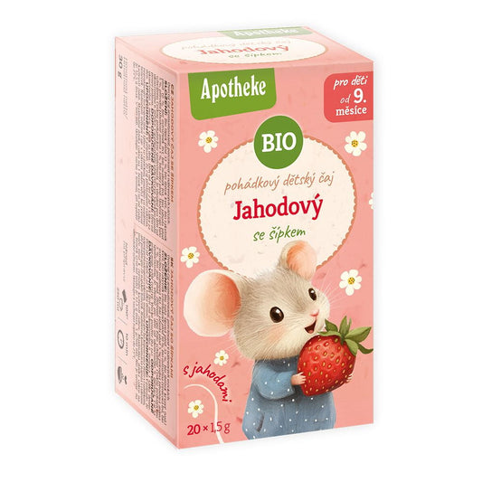 Bio Kindertee Wildrose mit Trusskumber von APOTHEKE, 20 Beutel à 1,5 g, für Kinder ab 9 Monaten, natürliche Kräuter-Infusion