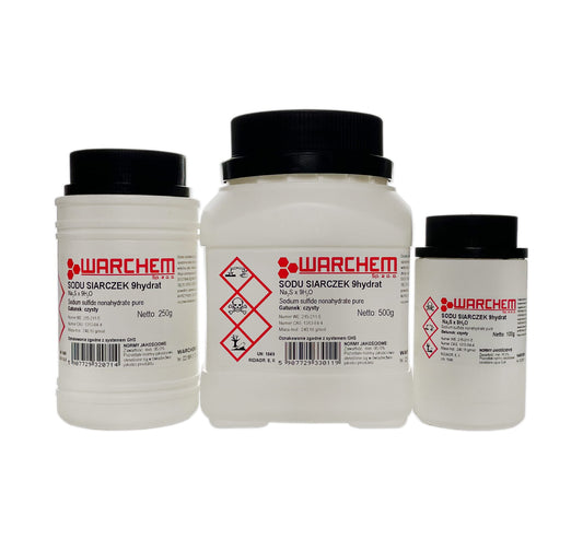 Natriumsulfid 9-hydrat, reines Pulver, 10g von WARCHEM, feines weißes Kristallpulver für chemische Anwendungen