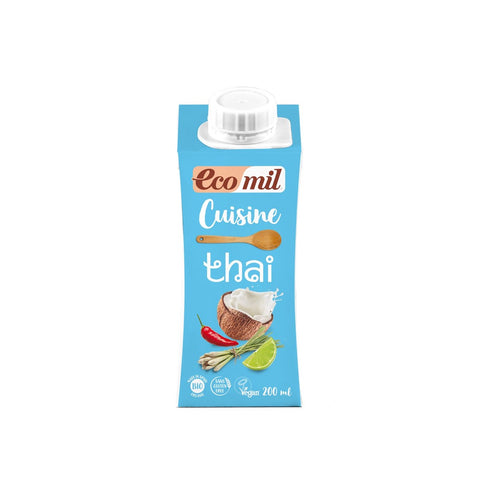 Thai coconut cooking cream BIO 200 ml ECOMIL