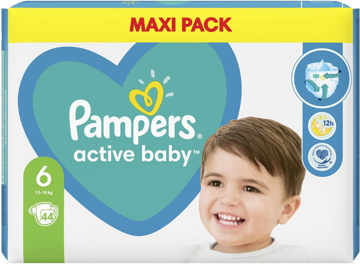 Активні Підгузники для немовлят Розмір 6 Pampers 44 штуки