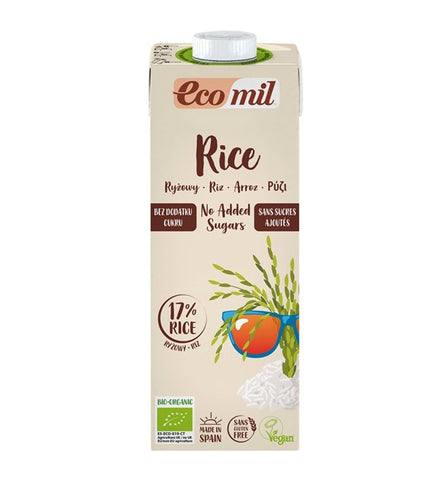 Gluten-free rice drink BIO 1000 ml ECOMIL