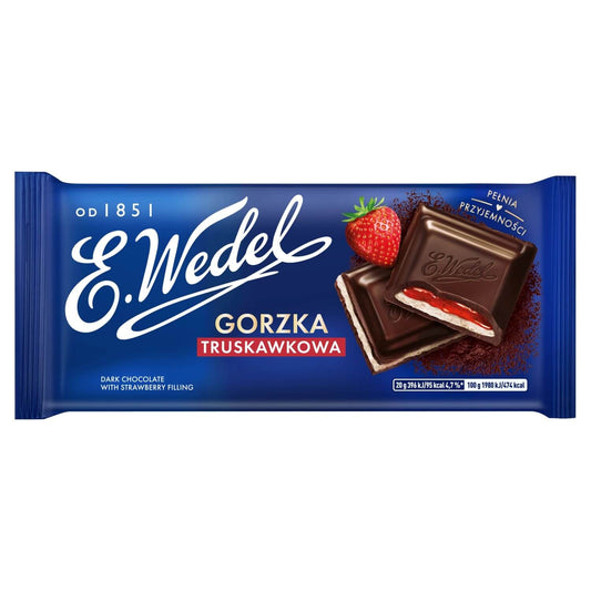 Bittere Erdbeerschokolade E. Wedel 100g - Biogo.de