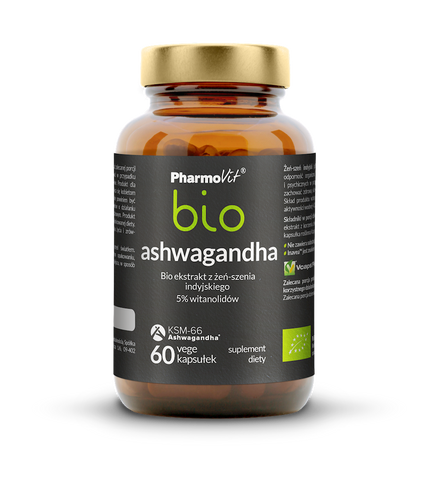 Ashwagandha extract BIO 60 capsules 33 g - PHARMOVIT