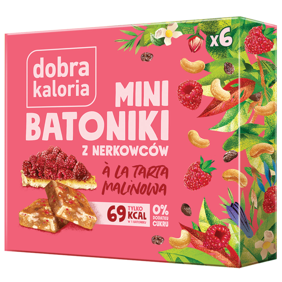 A'LA Mini-Cashewriegel Himbeertörtchen (6 x 17g) GOOD KALORIA - Biogo.de