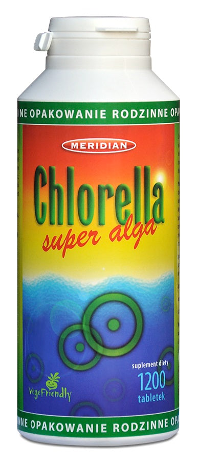 Chlorella algas prensadas 1200tab. (pared celular rota) MERIDIANO Main Image