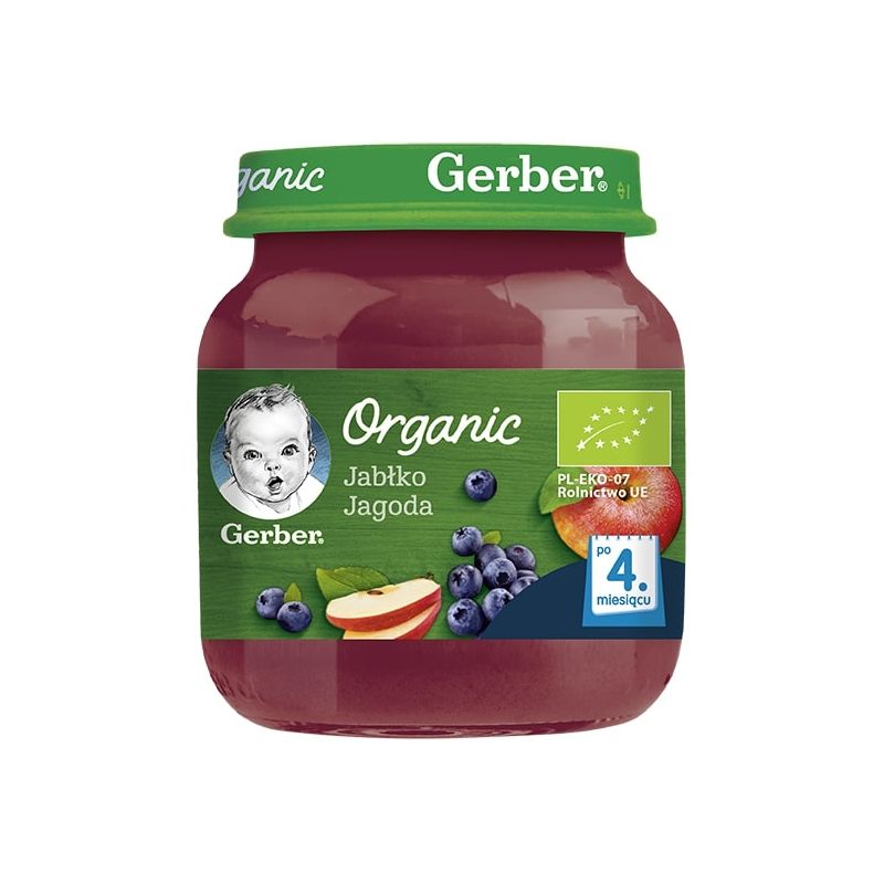Dessert Apple Blueberry after 4 Months Gerber 125g