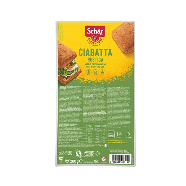 Ciabatta rustica Mehrkornbrötchen 200 g Gluten - Biogo.de Hover Image