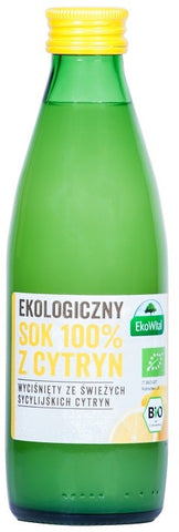 Citrónová šťava 100% BIO 250 ml EKOWITAL