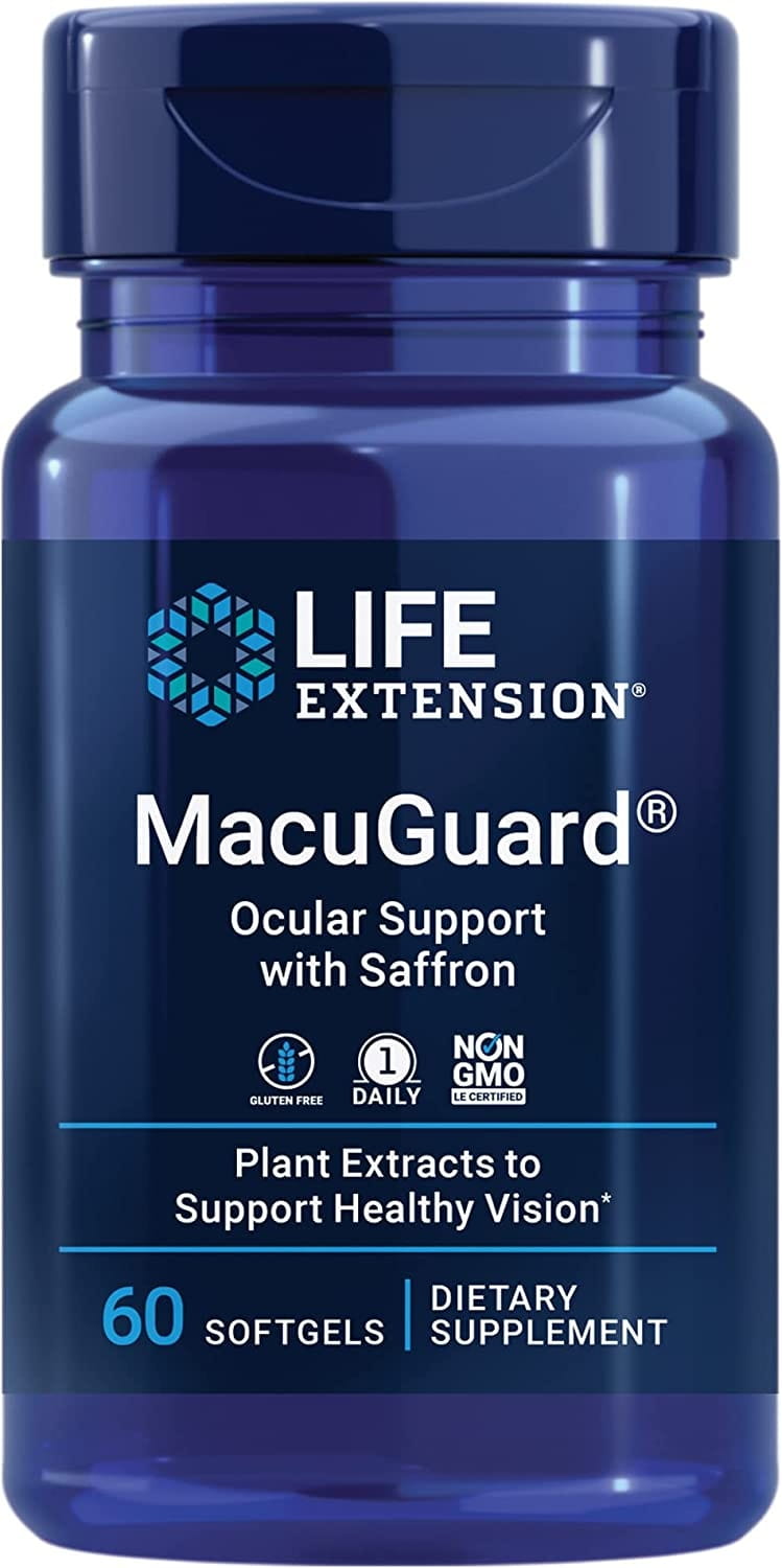 MacuGuard Oční Podpora se Šafránem 60 Tobolek Life Extension Doplňkový obrázek produktu