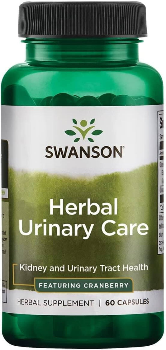 Herbal Urinary Care Kapseln von Swanson Health Products, 60 Stück, natürliche pflanzliche Unterstützung für die Blasen- und Nierengesundheit