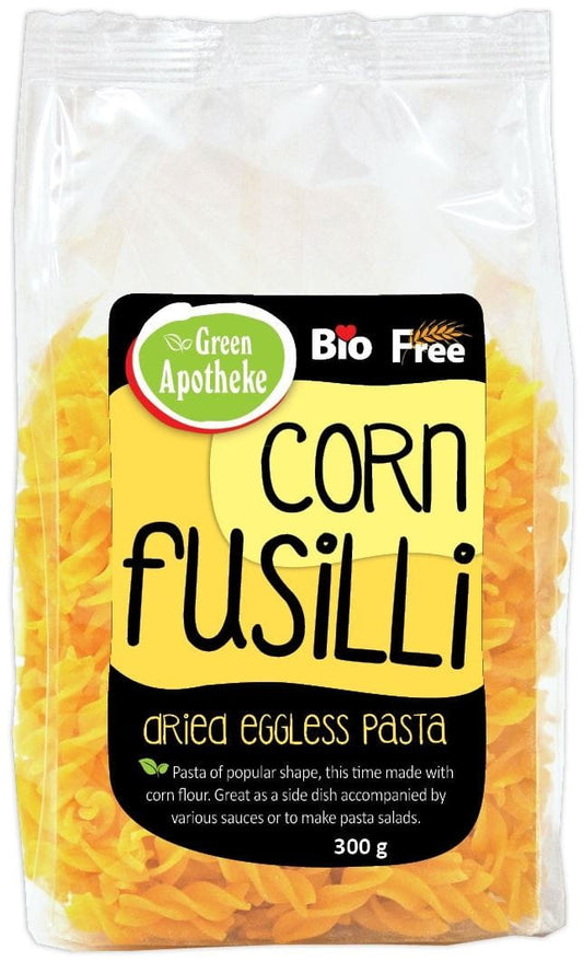 Glutenfreier Bio FUSILLI WIDER MAKARON von APOTHEKE, 300 g, trockene Pasta in einer Packung, Nahaufnahme