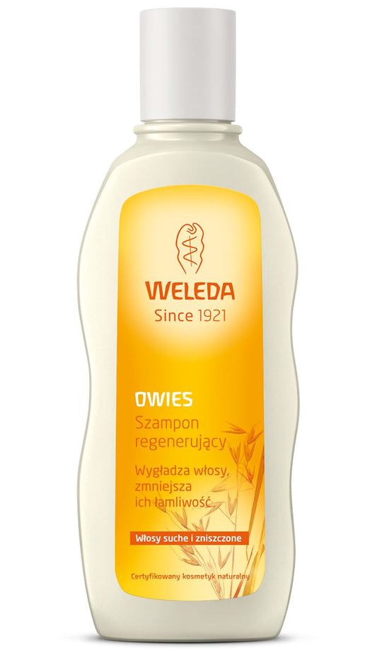 Weleda Feuchtigkeitsshampoo für trockenes und geschädigtes Haar, 190 ml, natürliche Pflege für geschmeidiges Haar.