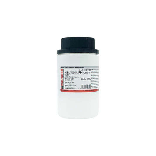 Trockenes Cobalt(II)chlorid in 100g Verpackung, weißes Kristallpulver, von WARCHEM, für chemische Anwendungen