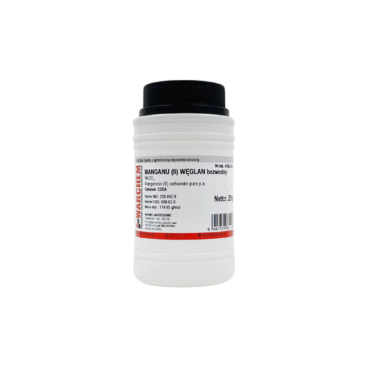 Wasserfreier Manganiumnatron (II) in 250g Verpackung, chemisches Reagenz, weißes Pulver, von Biogo.de