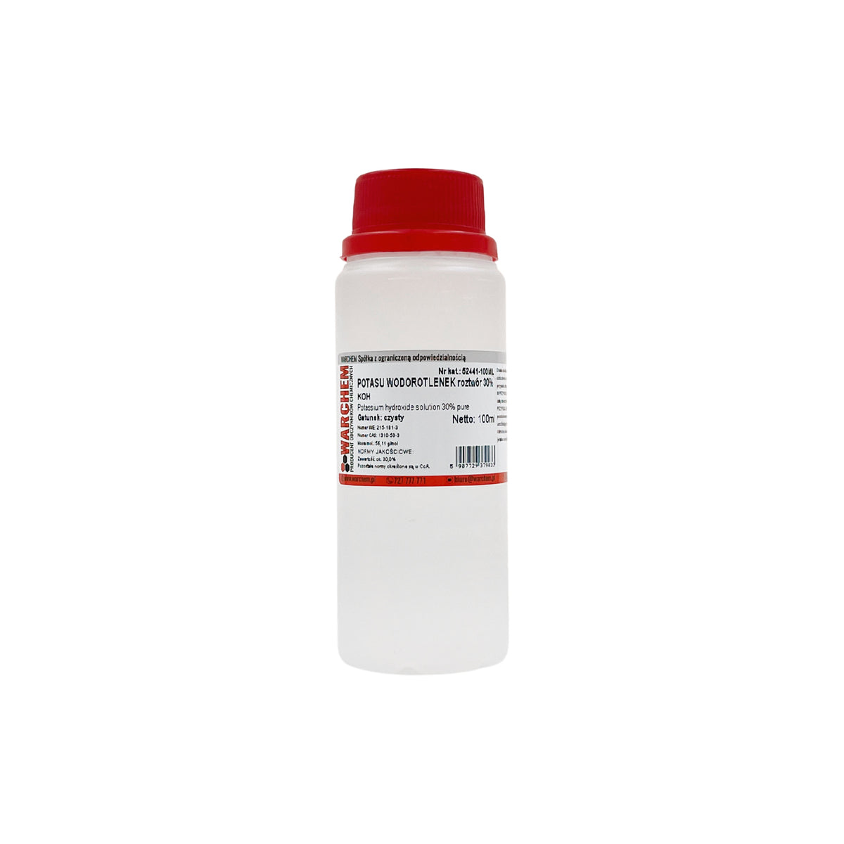 Reine 30% Kaliumhydroxid Lösung in 100ml Flasche, chemisch klar, für industrielle und Laboranwendungen, von Biogo.de